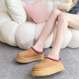 Tasman Slippers Designer Shoes Men Australia Slipper Tazz Slippers Chestnut Shoes boots designer womensMules Wool Warm Fur Ankle Boots Ultra Mini Fluffy Boot Suede