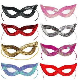 Sequin Cat Women Girl Party Eye Mask Venetian Carnival Masquerade Party Ball Masks Christmas Halloween Navidad