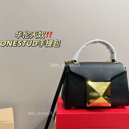 Bag Valentno Handbag Square Purse Same Leather Mini Bags Designer Colour Rivet Baguette Flap Women's Small Stud Portable Shoulder Back Hand Crossbody Edjr