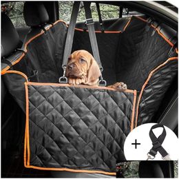 Dog Carrier Dog Carrier Seat Er Large Back For Pet Hammock Car Trucks Suvs With Nonslip Backing Drop Delivery Home Garden Pet Supplies Otmtz