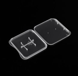 2 in 1 Standard Memory pack box Card Case Holder Micro SD TF Card Storage Transparent Plastic Boxes5762325