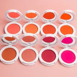 Blush 12 colors single palette peach pressed powder blush no blusher palette 231214