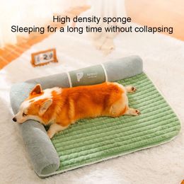 kennels pens Kimpets Pet Cat Nest Winter Warmth Removable For Dog Sofa Small Bed Washable Deep Sleep 231213