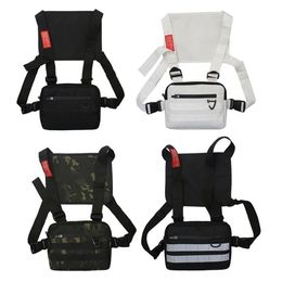 Waist Bags Unisex Streetwear Vest Chest Rig Oxford Cloth coat Hip Hop Pouching Functional Tactical Belt Packs 220831285c