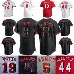 2023 City Baseball Jersey Elly De La Cruz Jonathan India Ken Griffey Joey Votto Hunter Greene Bench Pete Rose Larkin Will Benson McLain Steer Marte Jeimer Candelario