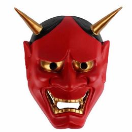 New Toys Vintage Buddhist Evil Oni Noh Hannya Mask Halloween Costume Horror Mask273Z