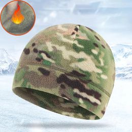 Berets Camouflage Army Bonnet Hats Bike Cycling Running Jogging Skiing Hat For Women Men Winter Warm Outdoor Windproof Beanies Cap