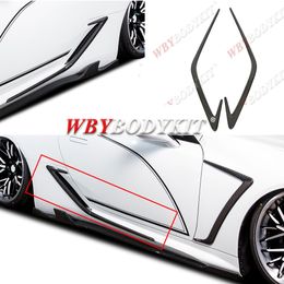 for model Lexus LC500/h upgrade Body Kits Side hatch panel with Fender wing sheet with door stripe Fenders Grilles Body extension Side Body Extension diffuser board