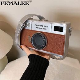 Shoulder Bags 2024 Women Personalised Box Clutch Fashion Camera Shape Ladies Casual Crossbody Bag Small Purses And Handbags