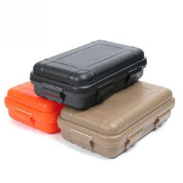 Outdoor Airtight Survival Storage Case Shockproof Waterproof Camping Travel Container Carry Storage Box Size S L236D