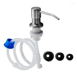 Liquid Soap Dispenser Sink Built In Countertop Pump Head With 45.5Inch Extension Tube Kit For Kitchen