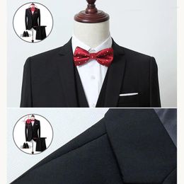 Men's Suits 2023 Wedding Suit Men Dress Korean Slims Business 3 Pieces Jacket Pants Vest Formal Tuxedo Groom