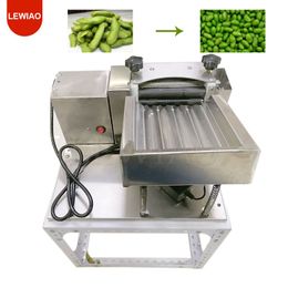 50kg/h Automatic Fresh Soybean Sheller Green Beans Shelling Machine Edamame Peeler