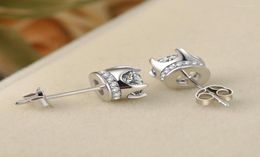 Stud Earrings 925 Silver Jewellery Natural Diamond Earring Women Wedding Gemstone Bizuteria Garnet Genuine Sterling Girl60866666776541
