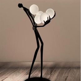 Nordic Modern Resin art study stand light floor lamp bedroom Living room E27 table lamps lighting fixtures home decor Luminaire LL258V