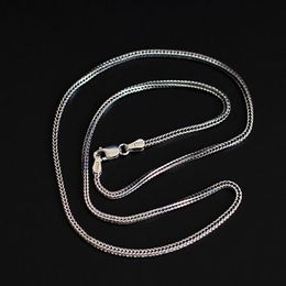 1 6mm 925 Sterling Silver Fox Tail Chain Necklace Fashion Chains Men Women Jewelry Necklace DIY accessories16 18 20 22 24 26Inch241D