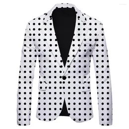 Men's Suits Mens Casual Formal Suit Blazer Slim Fit Jacket Coat Dress Business Work Button Tops Ones-Button Office Social Blazers Hommes