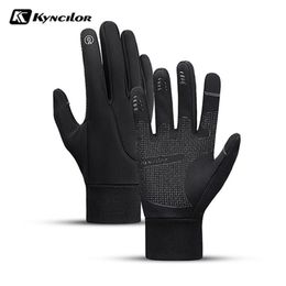 Five Fingers Gloves Men Women Winter Waterproof Warm Thermal Fleece Antislip Touch Screen Outdoor Sports Running Ski Snowboard 2202075