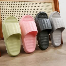 Slippers Men'S Women'S Fashio Light Eva Soft Sole Home Bathroom Anti-Slip Slipper Casual Indoor Beach Sandal Flip-Flops