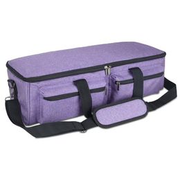 Carrying Bag Compatible with Cricut Explore Air 2 Storage Tote Bag Compatible with Silhouette Cameo 3 and Supplies Purple202n