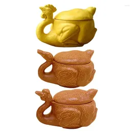 Mugs Ceramic Weird Cup Strange 220ml 3D Chicken Funny Mug Embossed Shape Water For Tea Coffee Milk And Other Drinks