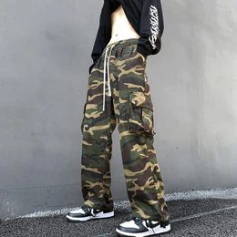 Men's Pants Fashion Camouflage Parachute Cotton Ankle-length Outdoor Tactical Straight Trousers Hip Hop Skate Cargo Man