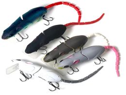 3D Eyes Soft Mouse Baits Fishing Lures 155g 155cm Floating Crankbait Artificial Bait FishingTackle everything for fish2967094