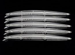 20pcs 18cm 20g Unpainted Bait Fishing Lure Blank Body DIY Crankbait Swimbait Fake Baits232K7071750