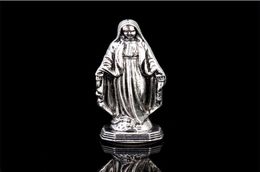 Charms Blue Virgin Mary Zinc Alloy Statue Handmade Catholic Jesus Christmas Home Decoration GiftsCharms6440660