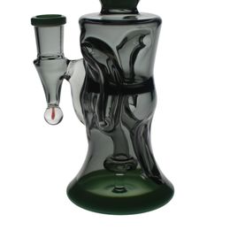 Smoking Pipes SAMLGlass GIL Klein Bong Hookahs Diffusion Dab Rig Glass Recycler Water Pipe joint Size 14.4mm PG3060(FC-GIL Klein)Q240515