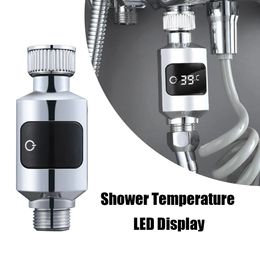 Household Thermometers Bathroom Tub Shower Faucets Water Thermometer Electricity LED Digital Display Bathtub Temperature Monitor for Home 231214