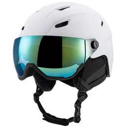 Ski Helmets Skiing Helmet With Goggles Winter Adjustable Outdoor Sports Safety Snowboard Snow Skateboard 231213