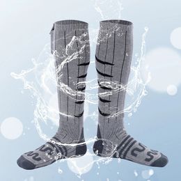 Sports Socks Electric Heating Cold Proof Winter Warm Thermal Fast Foot Warmers Washable for Cycling Camping Skating 231215