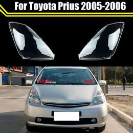 Front Auto Head Light Caps Headlamp Cover Glass Lamp Shell Headlight Lens Case Transparent Lampshade for Toyota Prius 2005 2006