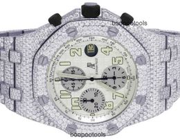 Swiss Luxury Watches Authentic Audema Pigu Watch WristRoyal Oak Offshore 42mm Brick dial vs. Diamond watch 37.75 carats WN-13NA