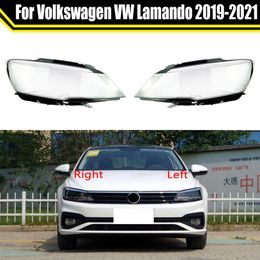 Light Case for VW Lamando 2019 2020 2021 Car Front Headlight Lens Cover Headlamp Lampshade Glass Lamp Shell Caps