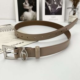 Designer Belt D Letter Disel D-line Texture Genuine Leather Deisel Belt for Women Simple and Versatile Fashionable Needle Buckle Cowhide Belt with Jeans Belt