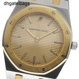 Audemar Pigue Watch Swiss Watches Audemar Pigue Royal Oak Gold Dial Quartz Watch Mens Watch_ Seven Hundred and Fiftysix Thousand Five Sixtythree