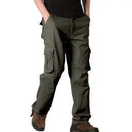 Men's Pants Work Hiking Cargo Six Pockets Outdoor Ripstop Multi Straight Glitter Women