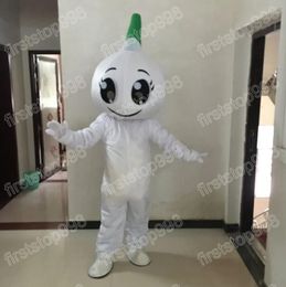 Halloween Garlic Mascot Costume Cartoon Anime theme character Unisex Adults Size Advertising Props Christmas Party Outdoor Outfit Suit