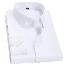 Men's Dress Shirts Stylish Slim Fit Casual Business Long Sleeve Tops White/Black/Light Blue/Dark Blue/Pink/Wine Red