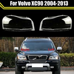 for Voo XC90 2004~2013 Front Transparent Lampshade Headlamp Glass Lamp Shade Caps Replacement Headlight Shell Cover Lens