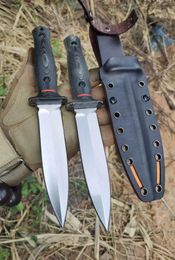 Special Offer High End Strong Fixed Blade Knife A8 Satin Double Edge Blade Full Tang G10 Handle Hand Made Tactical Straight Knives with Kydex