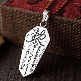 Pendant Necklaces Chinese Taoist Yin Yang Necklace Supernatural Symbol Of Balance Eight Diagrams Chain Amulet Gift For Man Woman