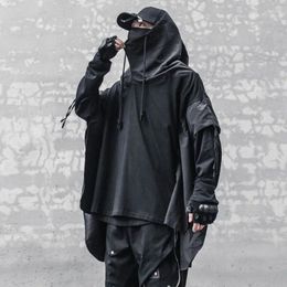 Men's Tracksuits Yamamoto Style Dark Spring Thin Trend Wizard Cape Avant-Garde Hoodie Bat Coat For Men