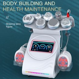 Hot Sale Portable 80K Cavitation Lipolytic Cellulite Dissolving Slimming RF Vacuum Thermotherapy 9 in 1 Skin Tightening Lymph Drainage Massage Salon