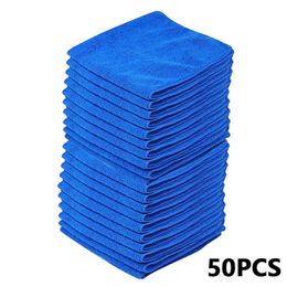 50pcs Soft Household Cloth Duster Car Washing Glass Home Cleaning Tools Micro Fibre Towel288h