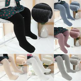 Kids Socks Winter thick girls tight pants and legs 06yearold childrens wool warm socks girls pantyhose autumn childrens clothing 231214