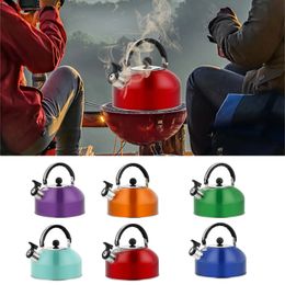 Water Bottles 1.8L Stainless Steel Whistling Kettle Teapot with Foldable Heat-Proof Handle Fast Boil Water Kettle Pot for Gas Induction Cooker 231214