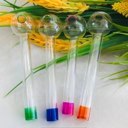 Smoking Pipes Pyrex Glass Oil Burner Pipe Mini Hand Thick Colorf Drop Delivery 2022 Home Garden Household Sundries Acc Accessories Dh8D9